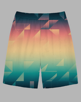 Big Men's Daily Casual Fashionable Patterned Gradient Shorts